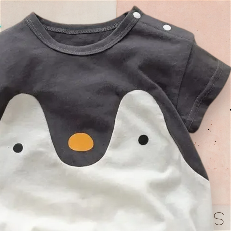 Romper Triangular Verão Pinguim