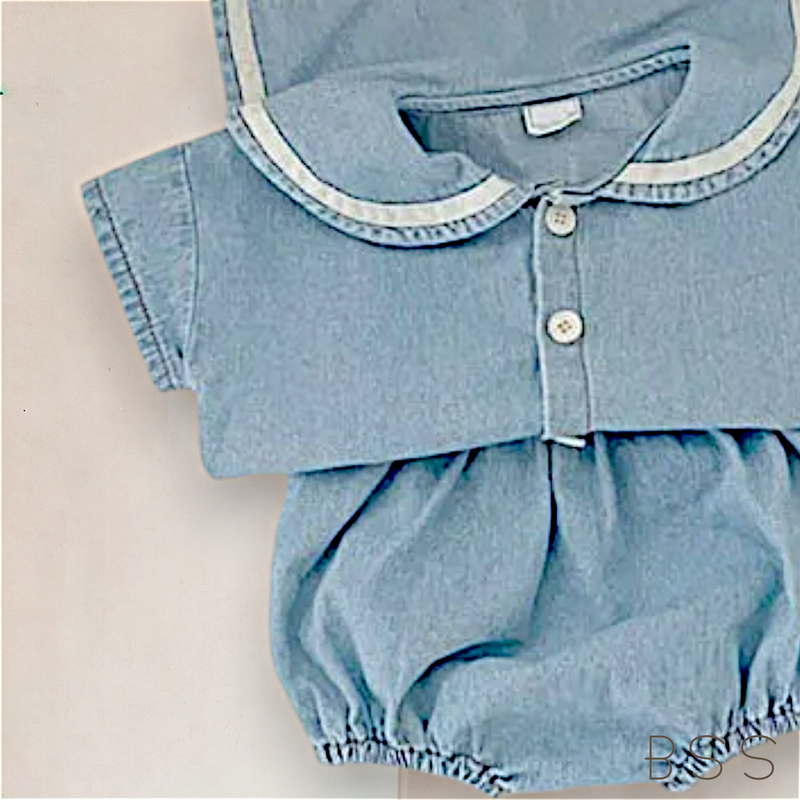 Conjunto Infantil Verão Marinheiro