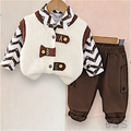 Conjunto Infantil de Inverno com Colete Tricot
