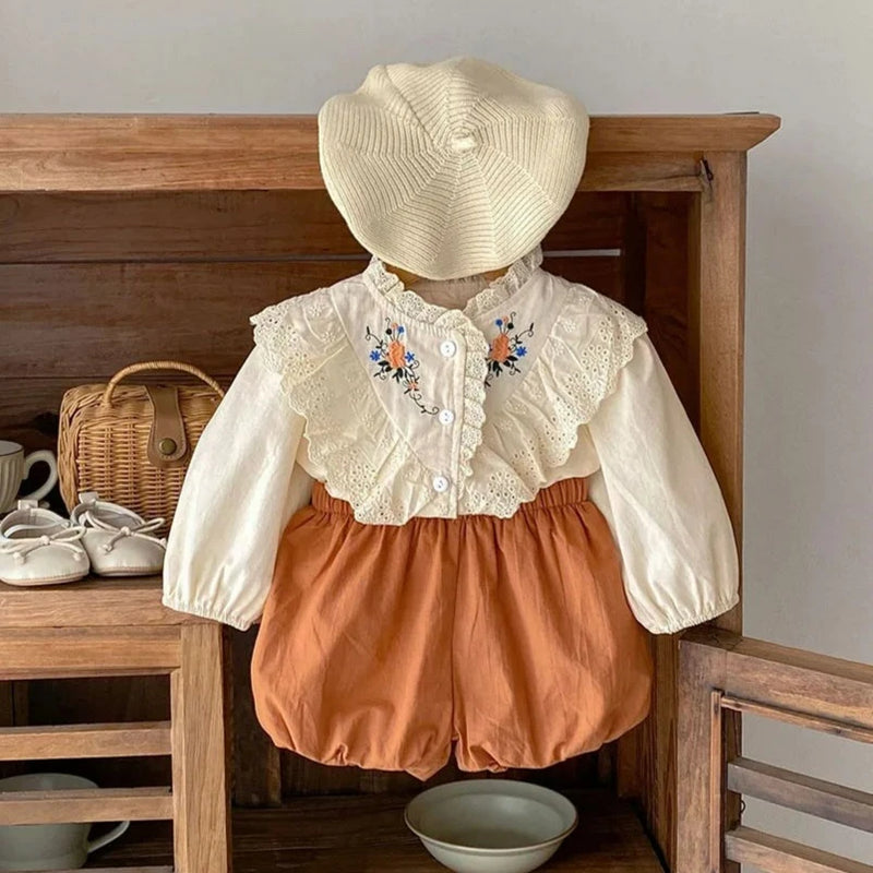 Conjunto Infantil Bordado Lena