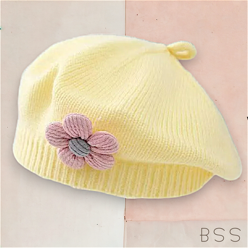 Boina Infantil de Inverno Tricot