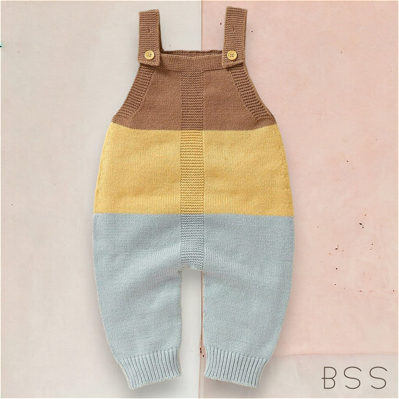 Macacão em Tricot com Listras Harry