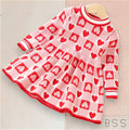 Vestido Infantil Inverno Corações Naomi