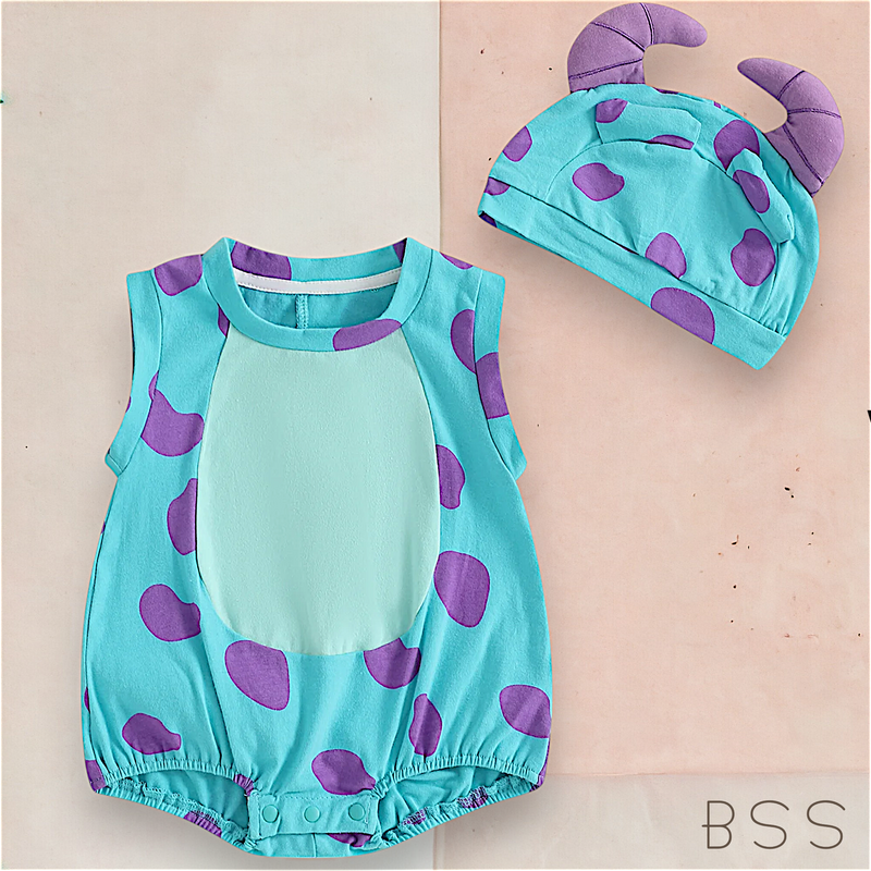 Romper Fantasia Dinossauro Bebê