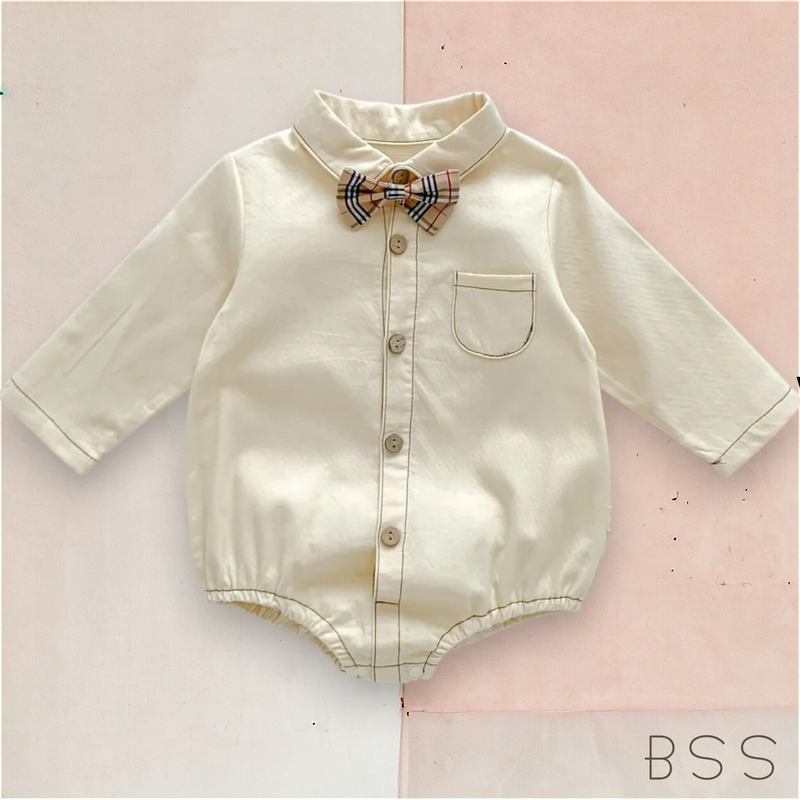 Romper com Bolso e Gravatinha