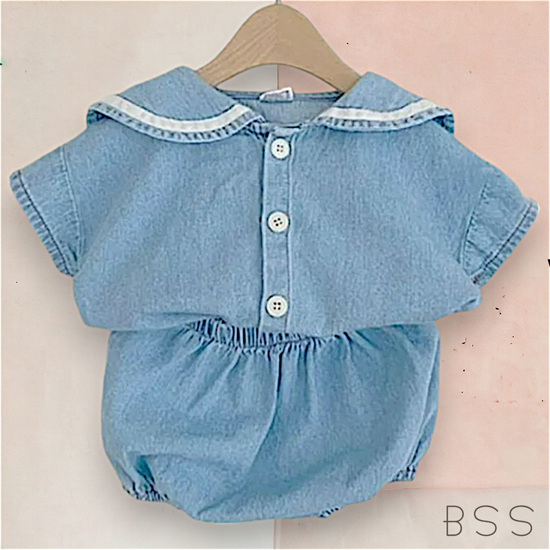 Conjunto Infantil Verão Marinheiro