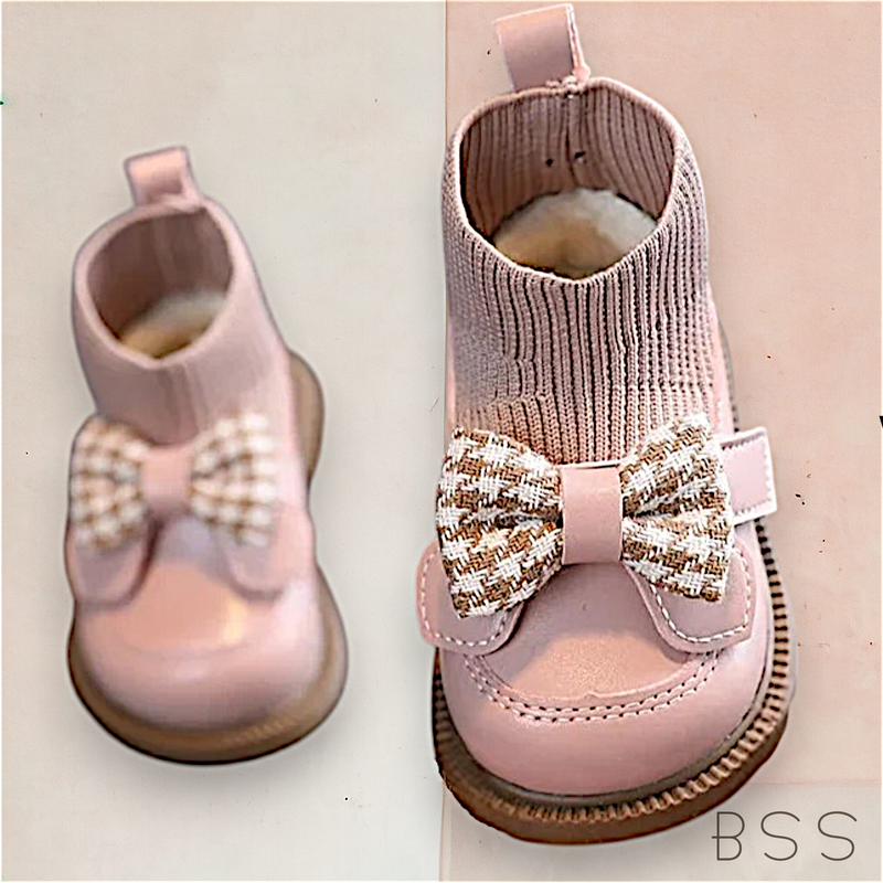 Bota Infantil Inverno com Laço