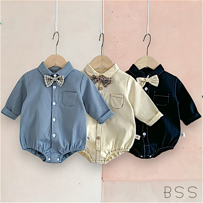 Romper com Bolso e Gravatinha