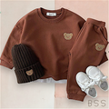 Conjunto Infantil Inverno Moletom Básico Urso