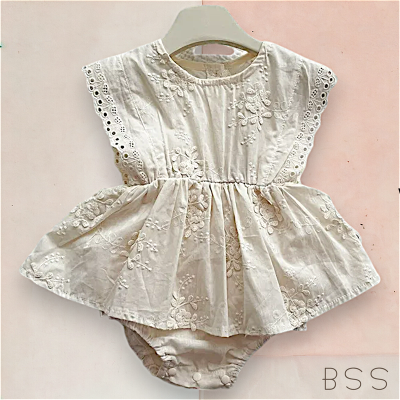 Romper Verão Casual Floral Alças Fly