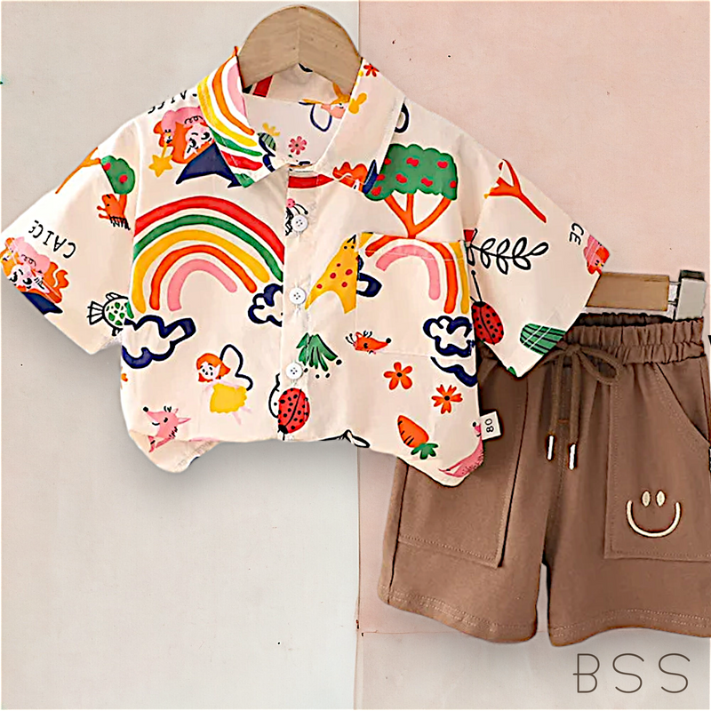 Conjunto Infantil Verão Estampado