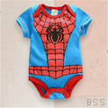 Romper Fantasia Homem Aranha Bebê
