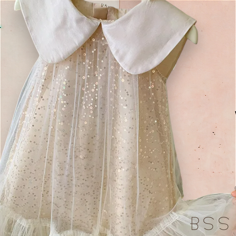 Vestido Infantil Festa Brilho e Tule