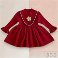 Vestido Infantil Tricot Velvet