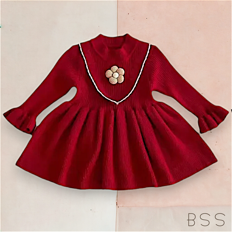 Vestido Infantil Tricot Velvet