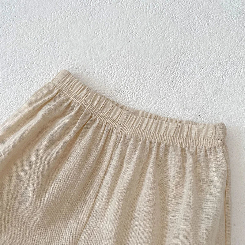 Conjunto Infantil Verão Renda Lila