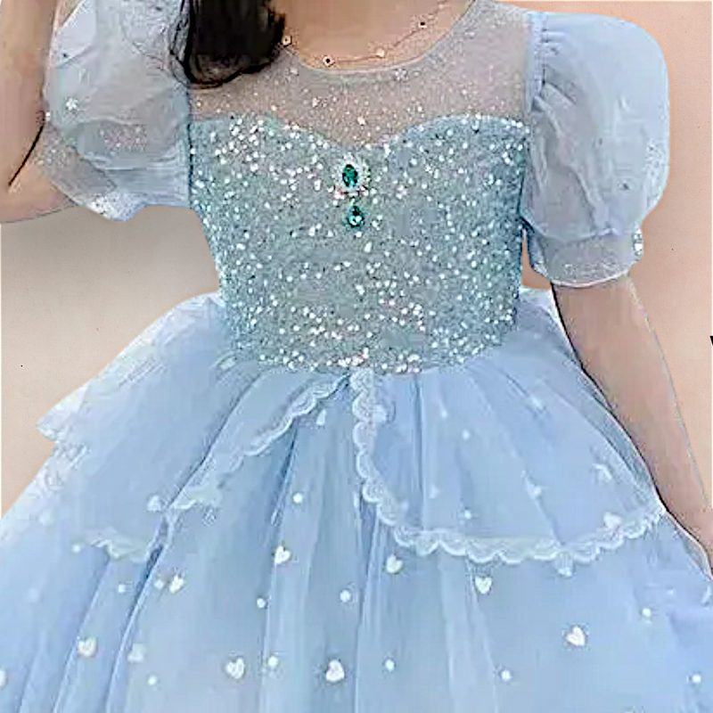 Vestido Infantil Princesa Cinderela