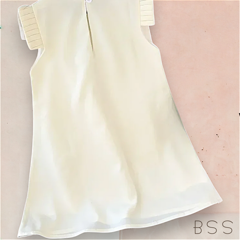 Vestido Infantil Festa Flores 3D