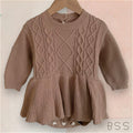 Romper Tricot Inverno com Saia