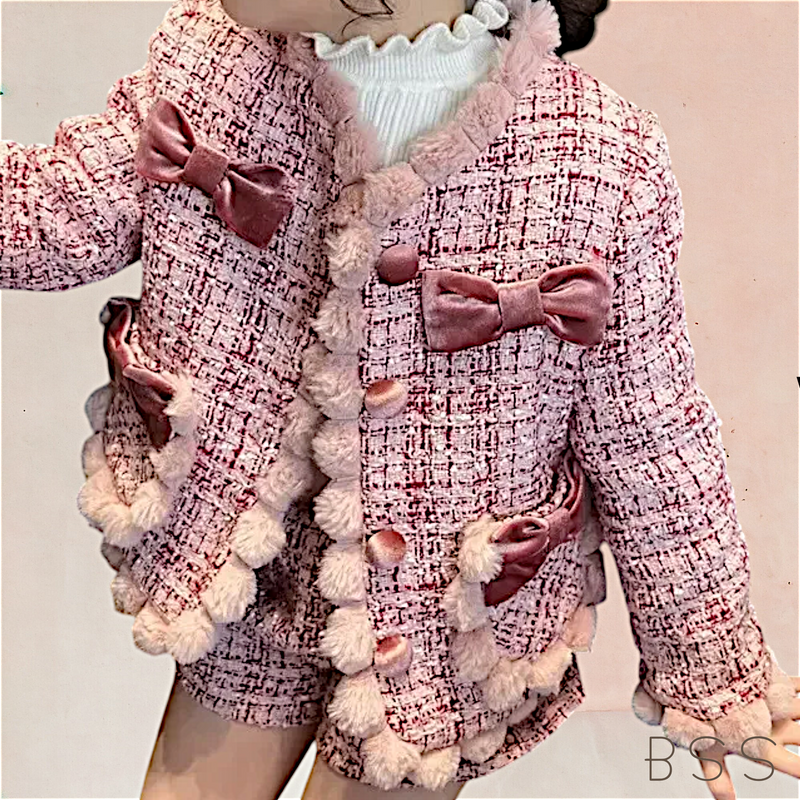 Conjunto Infantil Inverno com Laços