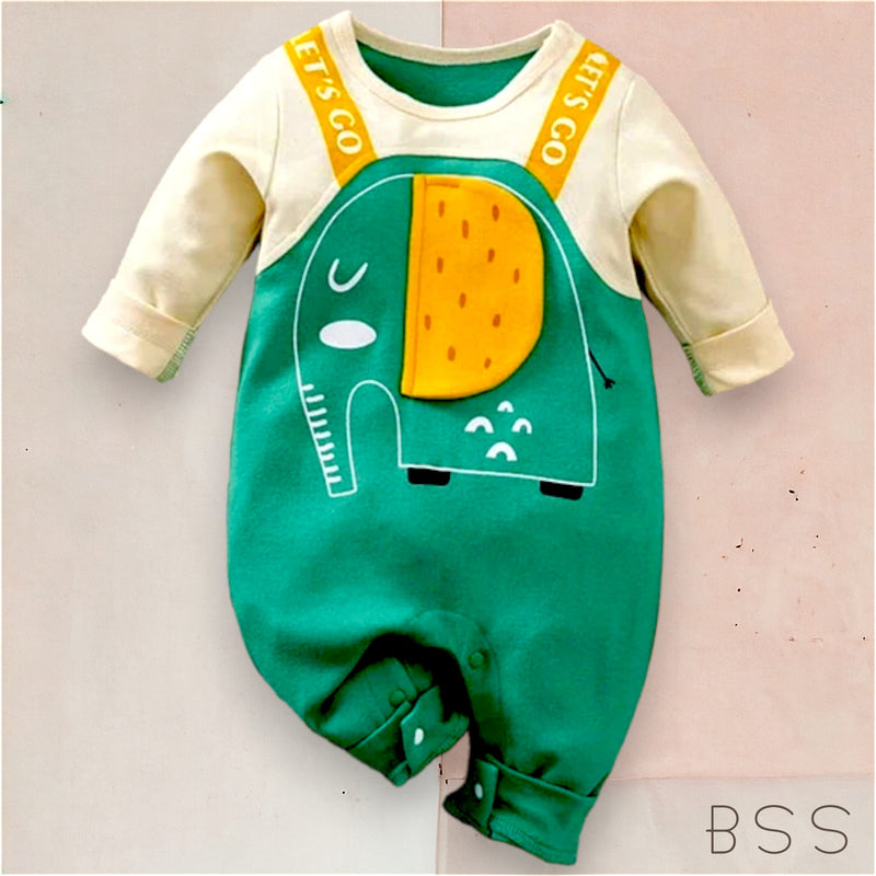 Macacão Infantil Elefantinho 3D