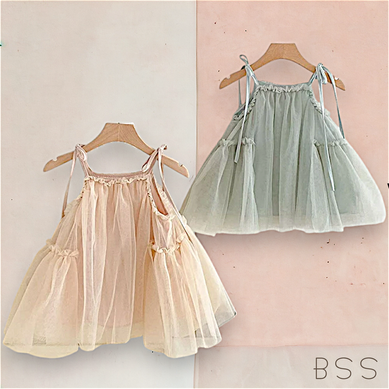 Vestido Infantil Festa Tule sem Alças