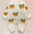 Macacão Infantil Tricot Inverno Animais