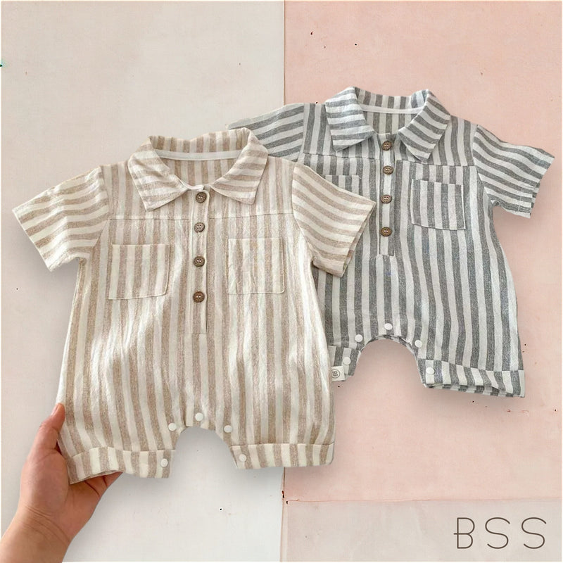 Romper Listrado Minimalista Mike