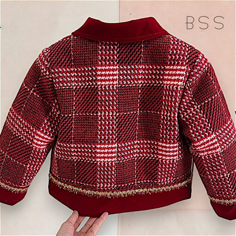 Conjunto Infantil Inverno Xadrez