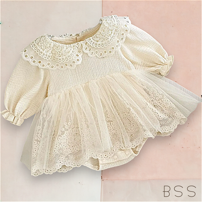 Romper com Rendas e Tule