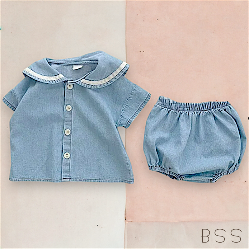 Conjunto Infantil Verão Marinheiro