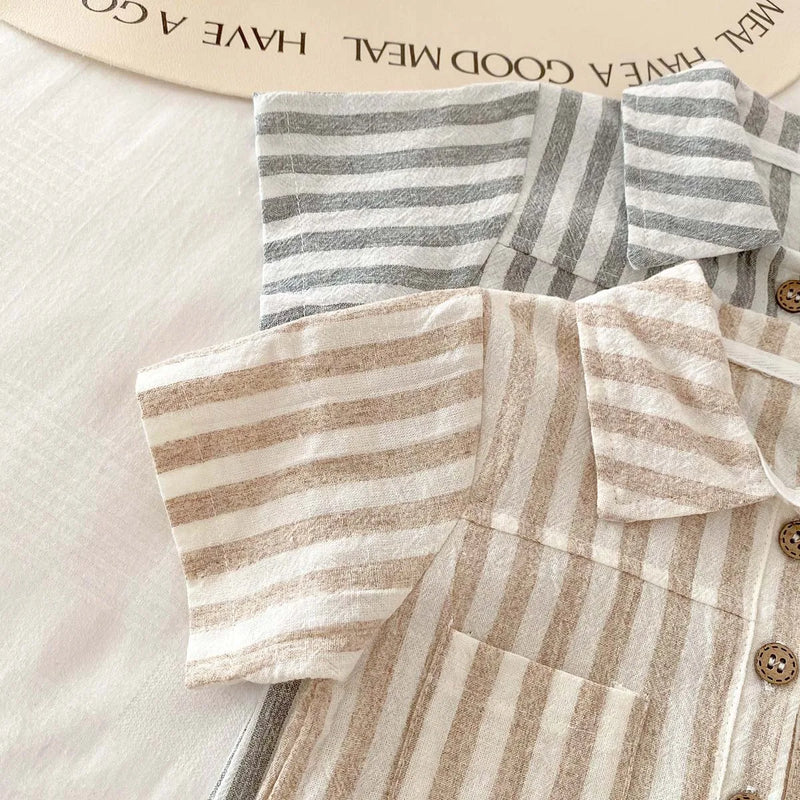 Romper Listrado Minimalista Mike