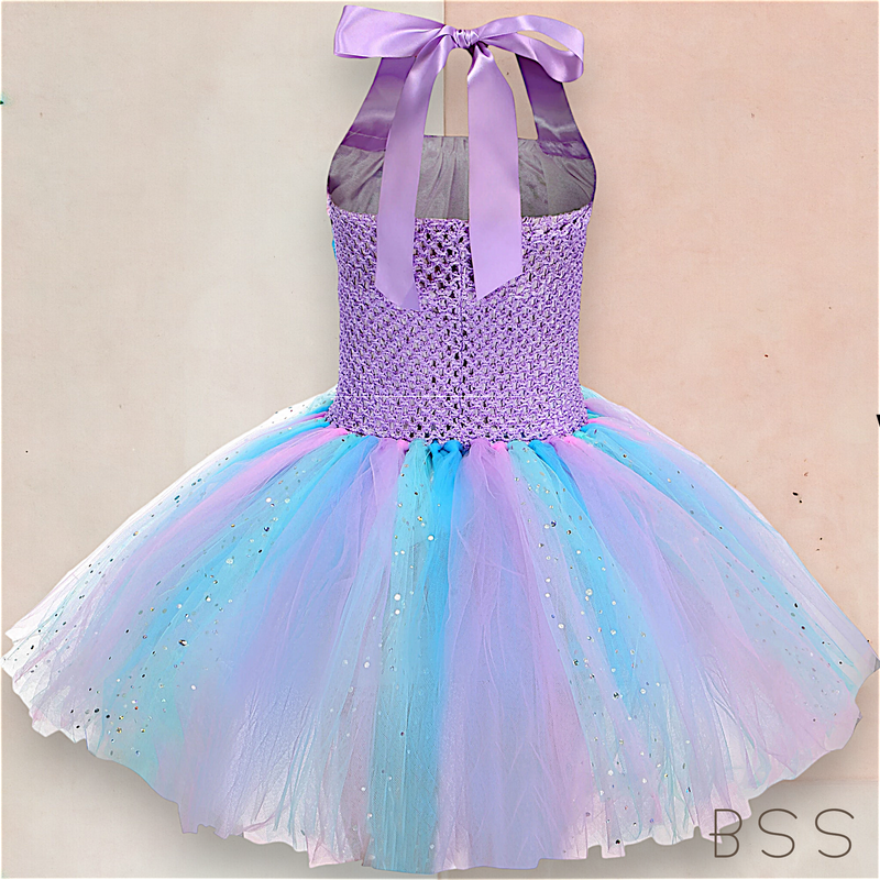 Vestido Infantil Fundo do Mar Luxo