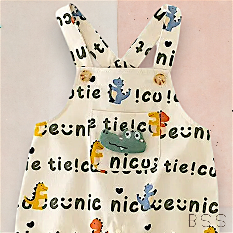 Macacão Infantil Dinossauro 3D