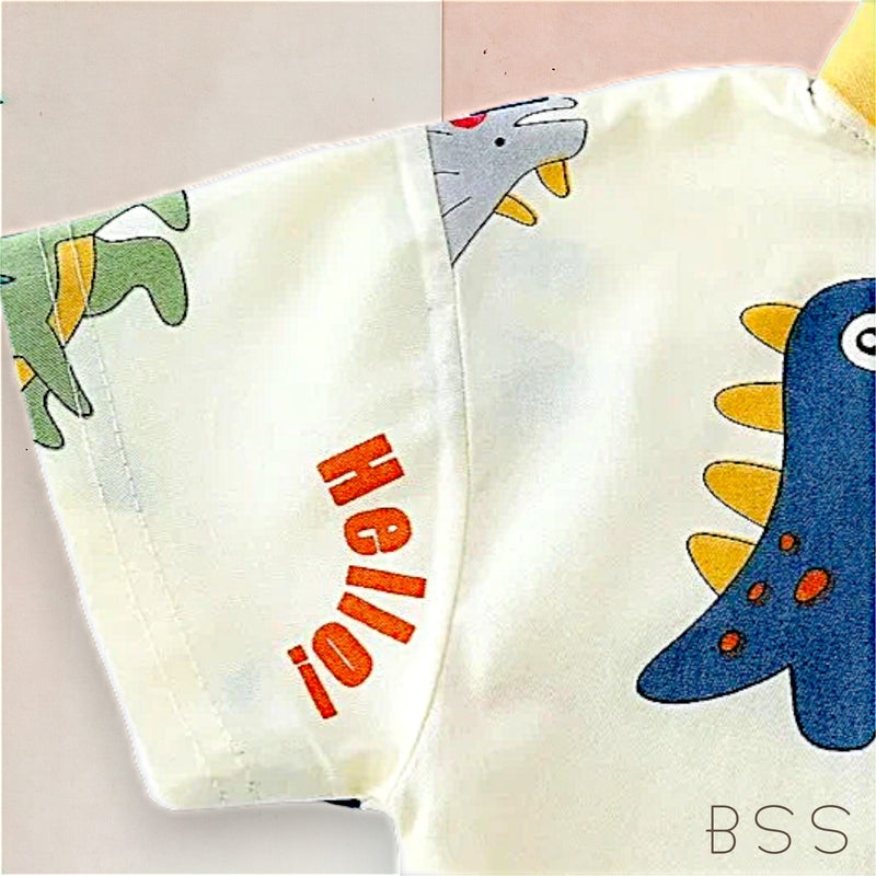 Conjunto Infantil Verão Dinossauro Rex