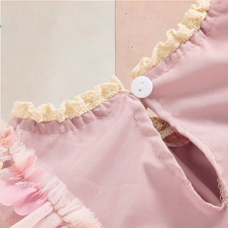 Romper em Tule Jardim Encantado Borboletas