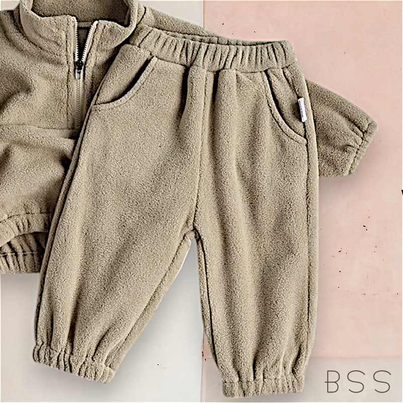 Conjunto Infantil Inverno Moletom com Zíper