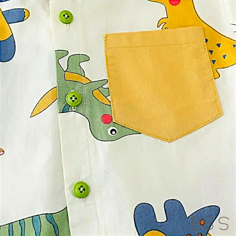 Conjunto Infantil Verão Dinossauro Rex