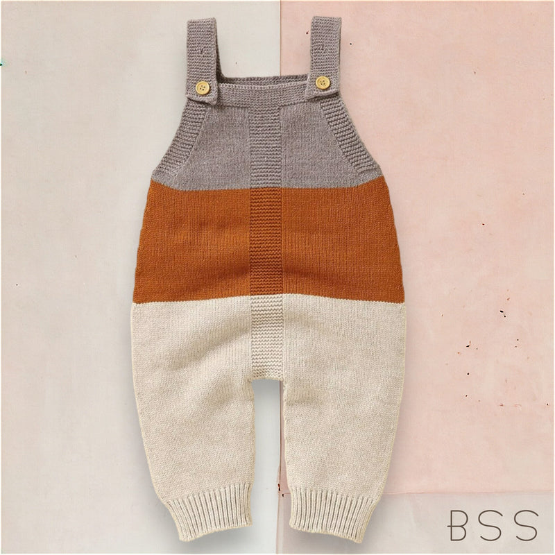 Macacão em Tricot com Listras Harry