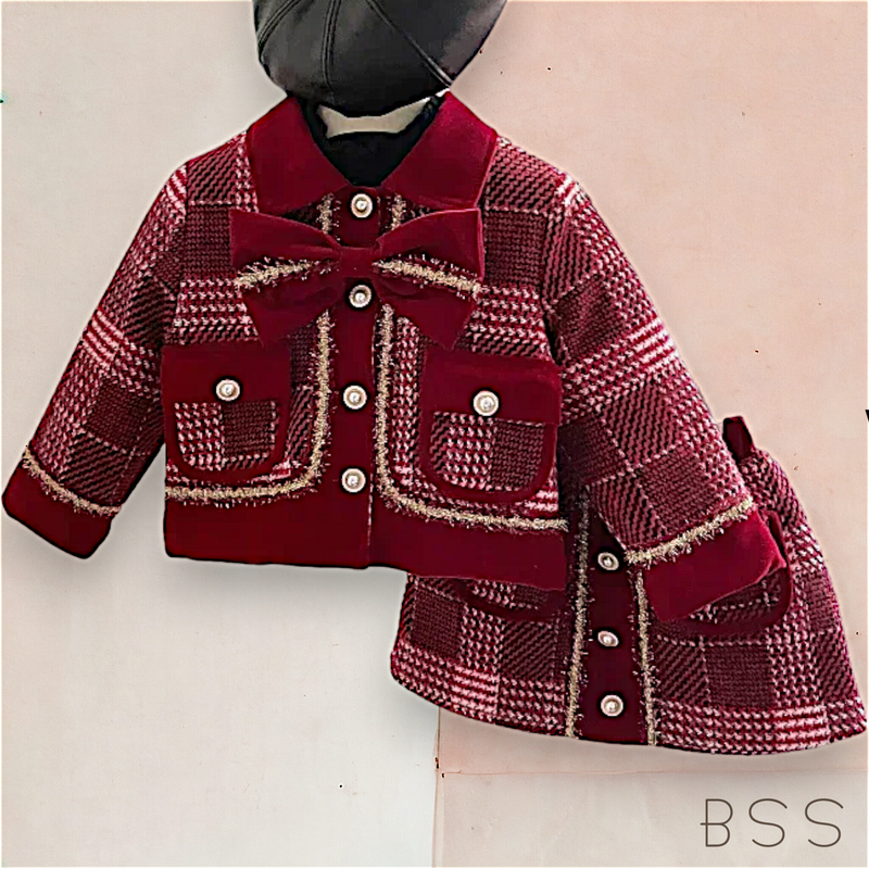 Conjunto Infantil Inverno Xadrez