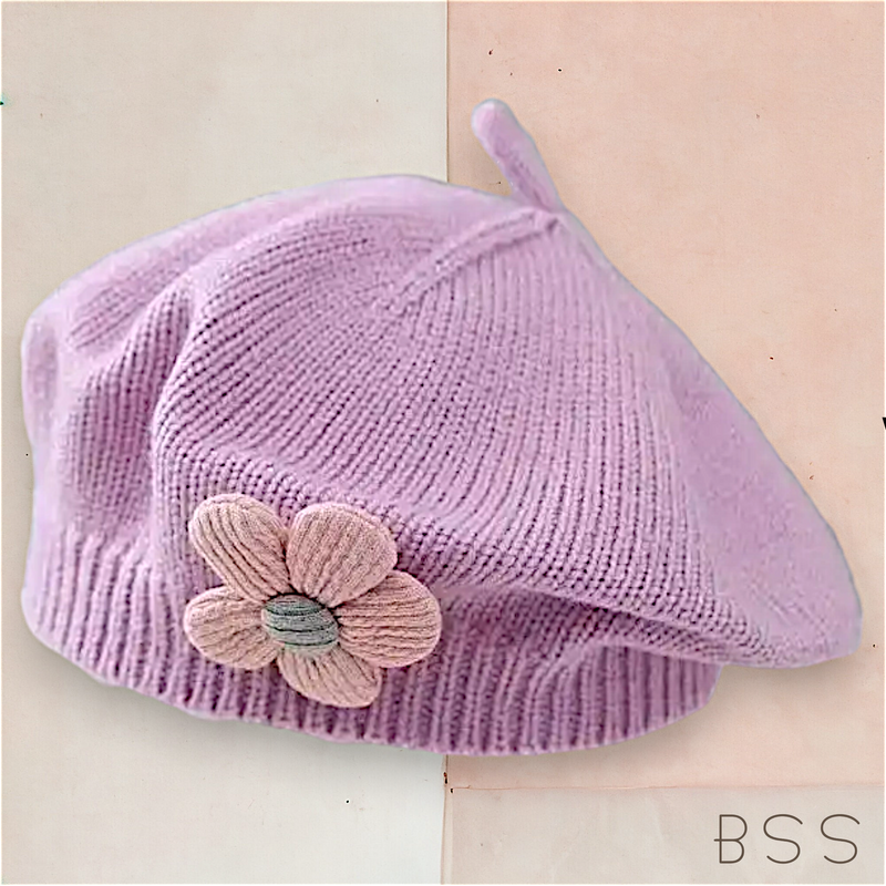 Boina Infantil de Inverno Tricot