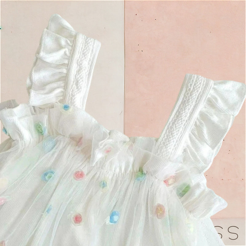 Romper Dot Flower