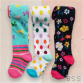 Kit 3 Meias Calças Infantis Coloridas Estampadas