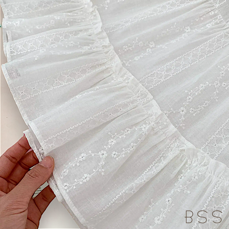 Vestido Infantil Verão Festa Renda Branco