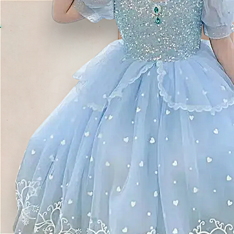 Vestido Infantil Princesa Cinderela