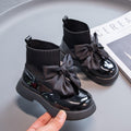 Bota Infantil Knitted com Laço