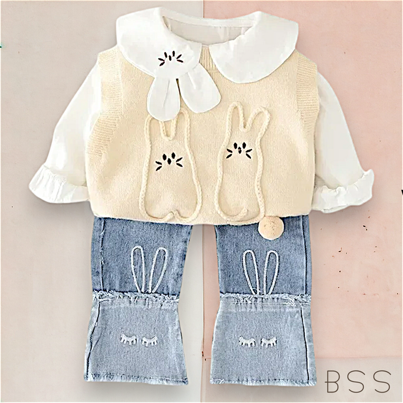 Conjunto Infantil 3Pcs Coelho