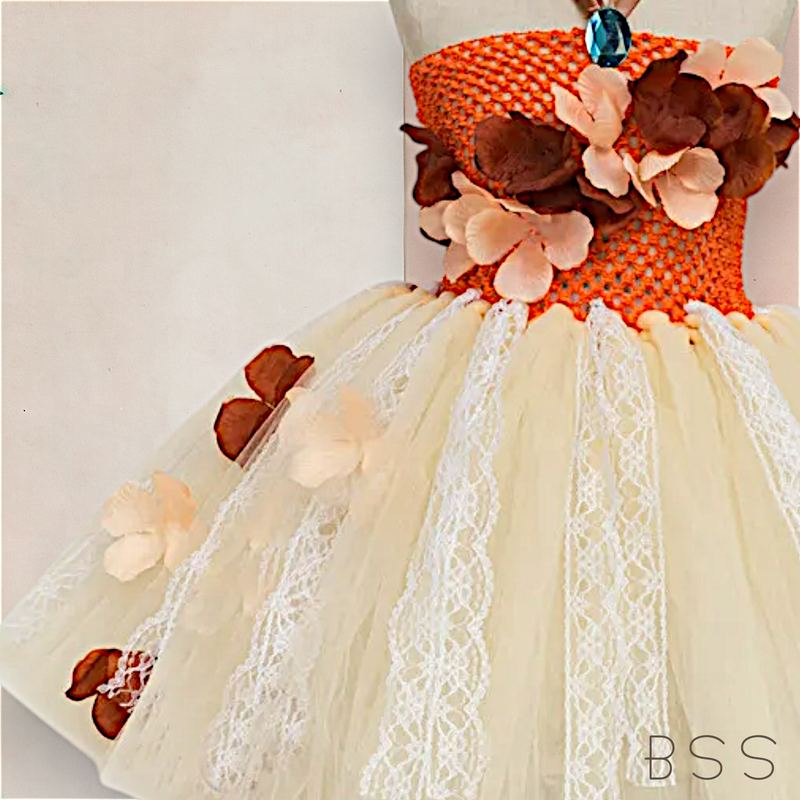 Vestido Infantil Princesa Moana