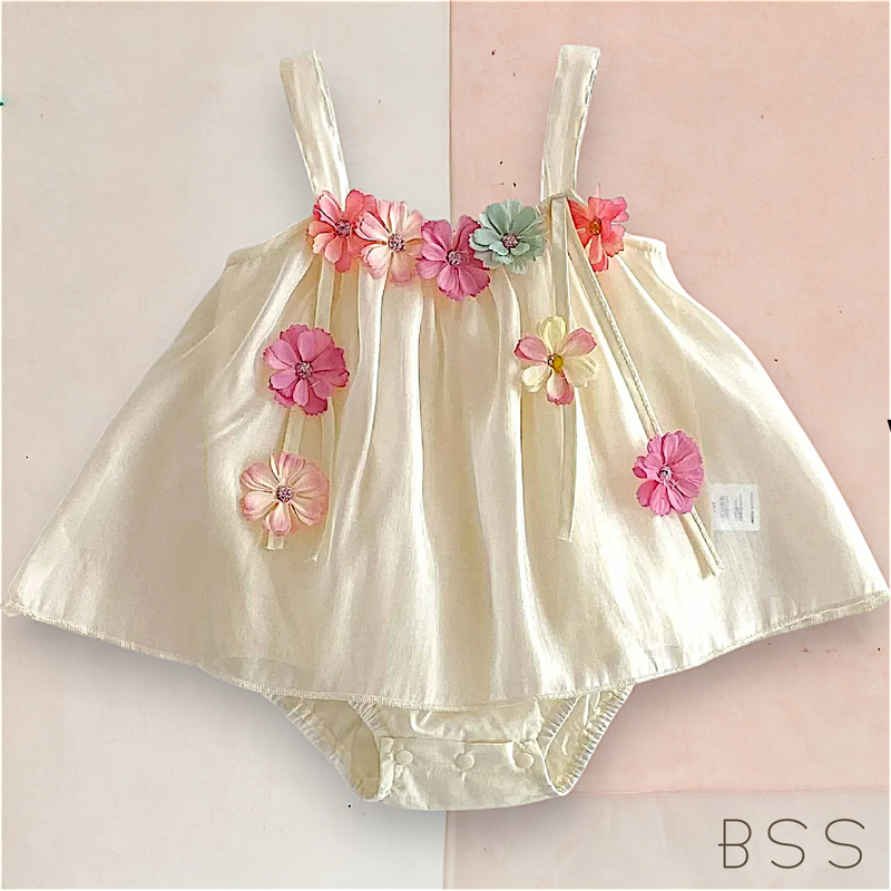 Romper Flores Jardim Encantado