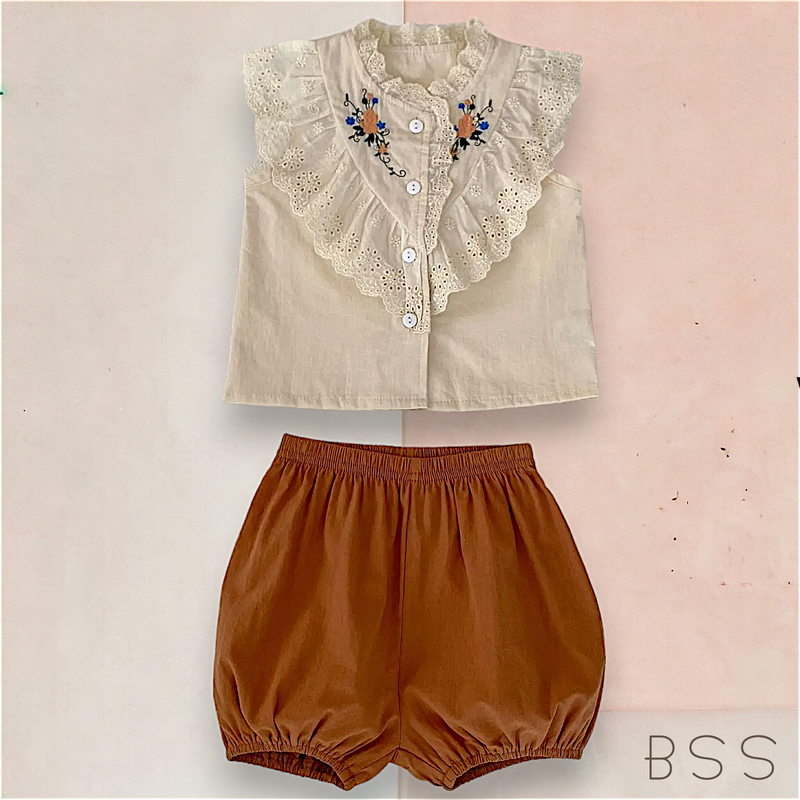 Conjunto Infantil Rendas Aline